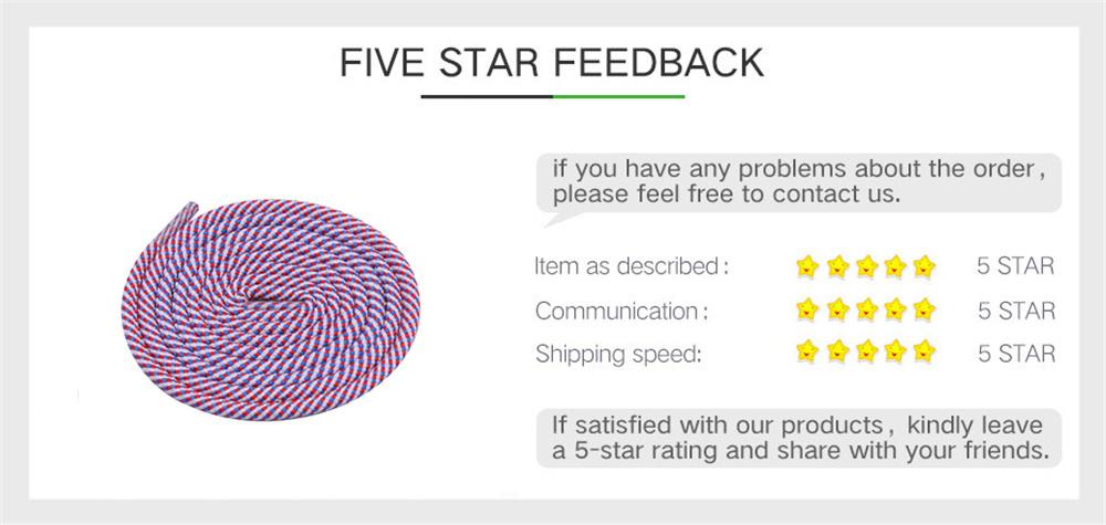 4.5MM White Red Blue Colors High Quality Cheap Shoelaces Stronger Tennis Sports Shoe Manual Ropes