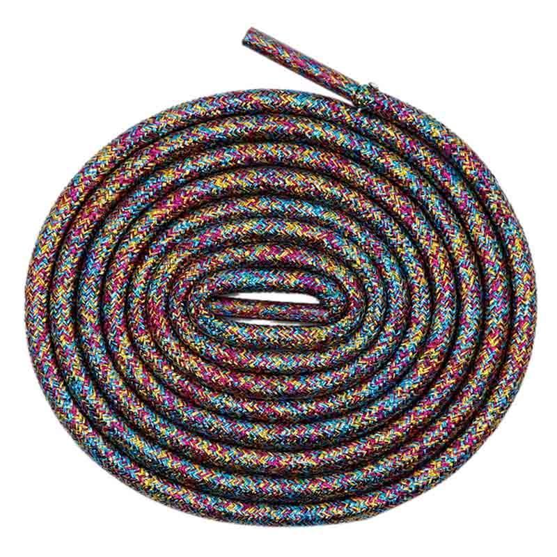 4.5MM Shoelaces Clothing Metallic Yarn Ropes Natural Elements Blue Green Laces For Mountain Hiking