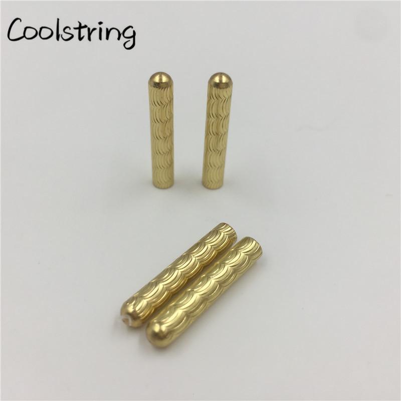 4pcs/Set Shoelaces Metal Aglets 4x22mm Inspired Seamless Gold Tips For Sweatshirt Hood Laces Quality