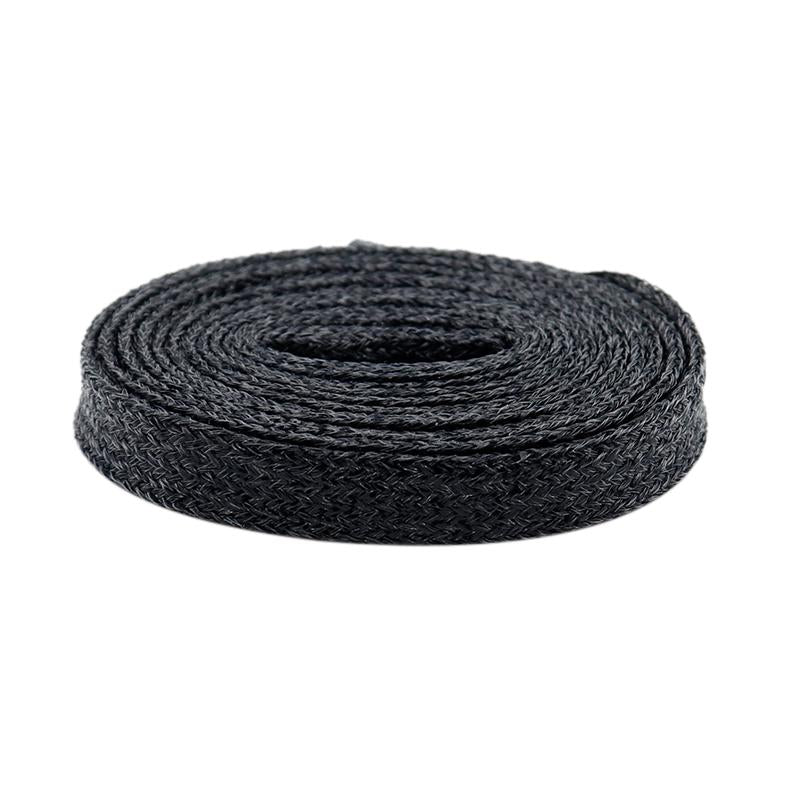 7MM Metallic Yarn Calm & Restrained Color Combination Flat Laces Pretty Glitter Lacets For Leather