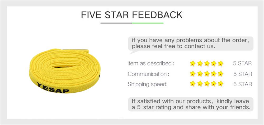 7MM Superior Shoe Accessory Silk Screen Yellow Black Letter Printing Unisex Canvas Shoelaces