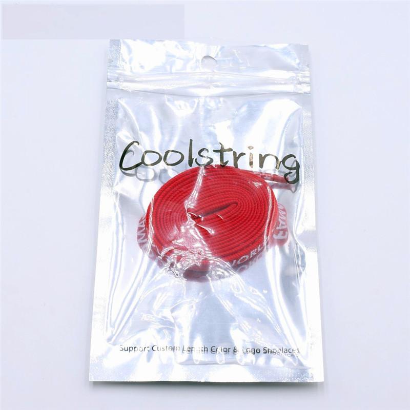 7MM "WORLD FAMOUS" Silk Screen Letter Printing Laces Red White Black For Casual Canvas Running Sport