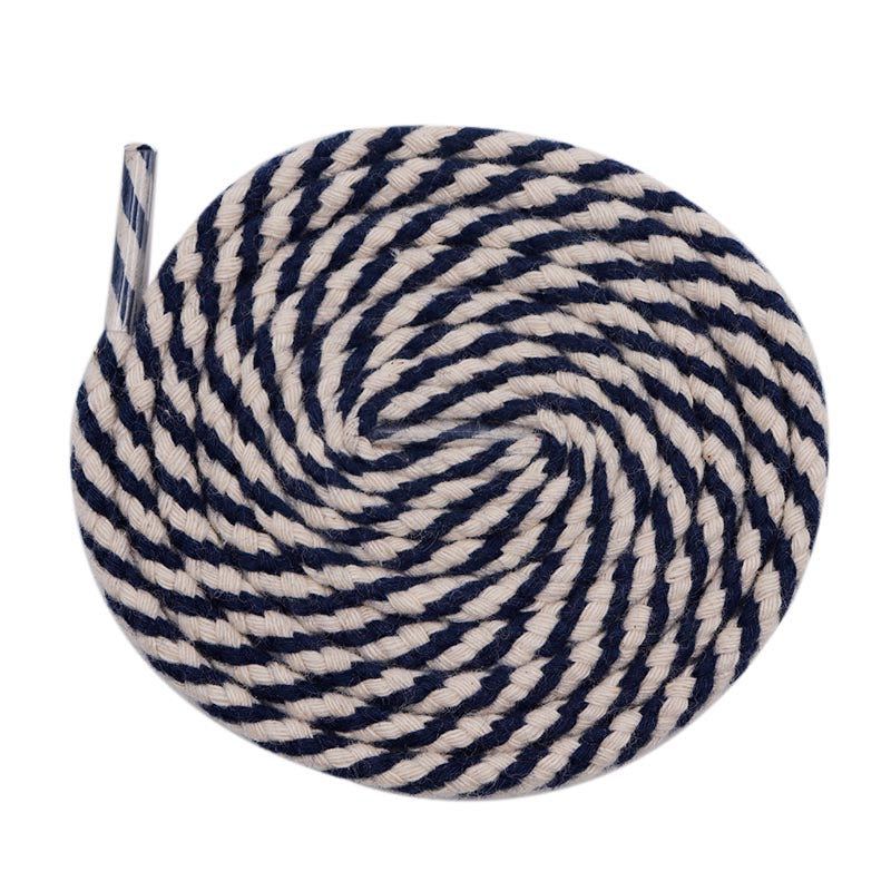 5mm Round Athletic Shoelaces Shoe Laces Sport Bootlace Shoestring Two-color Eight Strand Hollow Rope Spiral Pattern Interval Hat Pants Waist