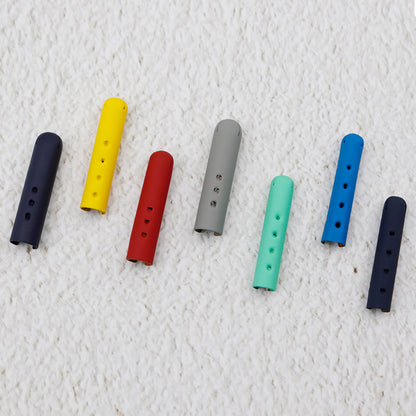 Coolstring 100pcs/Lot Shoe Laces Tip DIY Shoelaces Repair Replacement Head Metal Lock Clips Buckle for Shoestrings Bullet Aglets Shoes Accessories