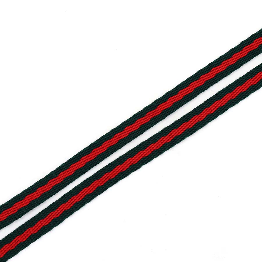 Coolstring 8mm Green Red Ribbon Shoelaces Polyester Flat Laces Single Layer Shoestrings Plastic Tips Metal Aglets for GUCCI Screener Adidas Originals