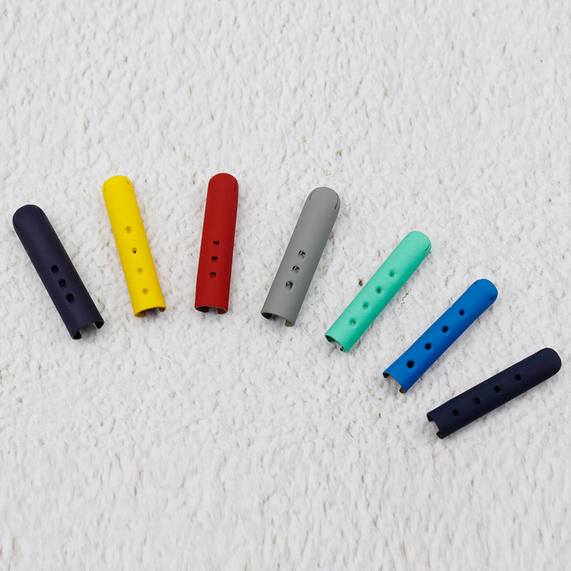 Coolstring 100pcs/Lot Shoe Laces Tip DIY Shoelaces Repair Replacement Head Metal Lock Clips Buckle for Shoestrings Bullet Aglets Shoes Accessories