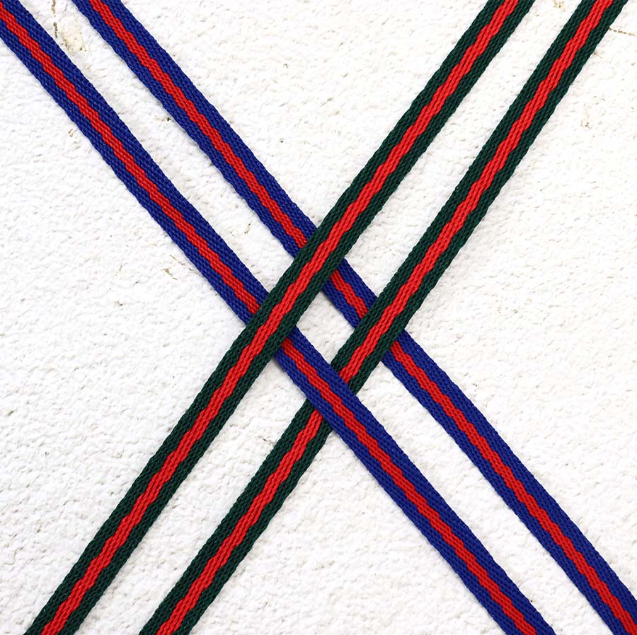 Coolstring 8mm Green Red Ribbon Shoelaces Polyester Flat Laces Single Layer Shoestrings Plastic Tips Metal Aglets for GUCCI Screener Adidas Originals