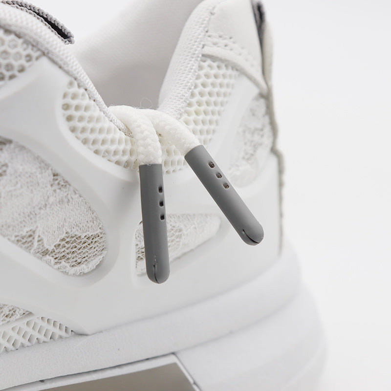 Coolstring 4pcs/lot DIY Shoelaces Tips Mounted Metal Copper Alloy Laces Ends Decorative Pants Rope Head Creative Aglet Hand Feel Paint