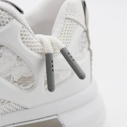 Coolstring 4pcs/lot DIY Shoelaces Tips Mounted Metal Copper Alloy Laces Ends Decorative Pants Rope Head Creative Aglet Hand Feel Paint