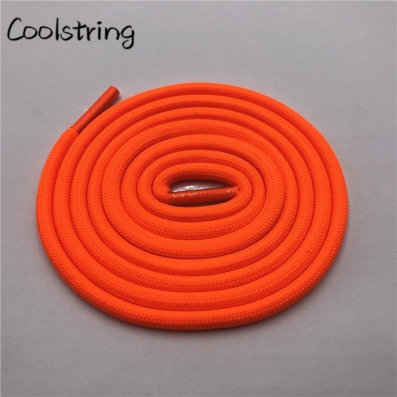 5mm Round Polyester Customized Shoelaces Green Navy Fashion Shoe Laces Extral Long Unisex Women Men