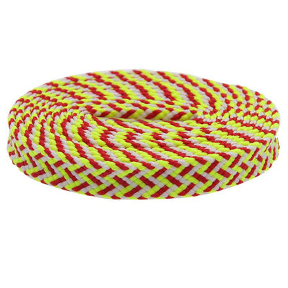 7mm Premium 3 Colorful Flat Polyester Shoelaces For Casual Canvas Men Women Sneaker 2021 Trendy