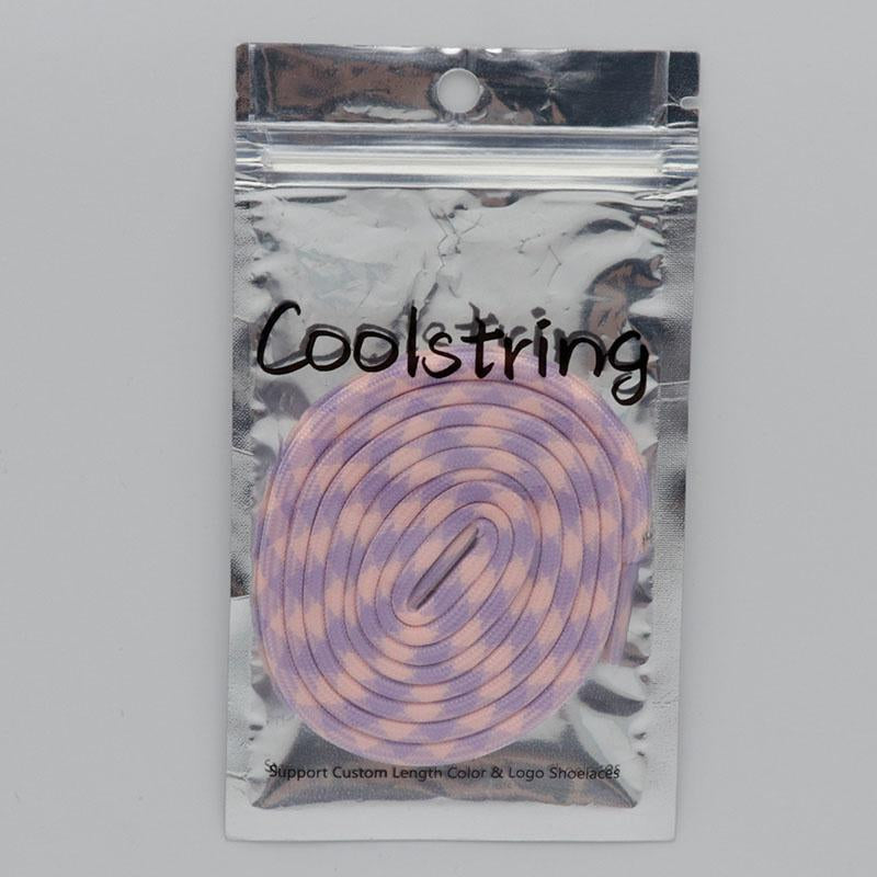 Jumpman Flat 8mm Combo Two Color Connect Reversible Shoelaces Bicolor Polyester Shoe Strings Laces