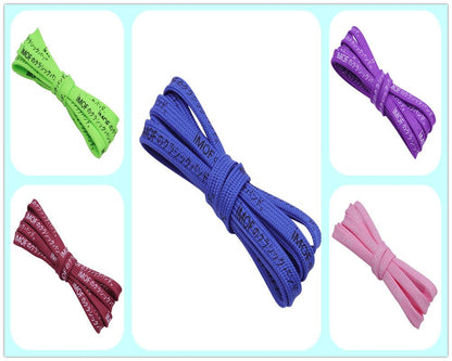 7MM Katakana Japanese Letter Silk Screen Printing Easy Cord Top Shoe Clothing Boots Canvas Laces