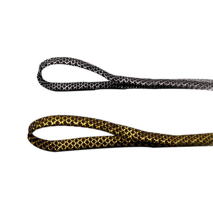 8MM A Pair Shoe Accessories Cheaper Metallic Yarn Shining Shoelaces Rough Texture For Business Men