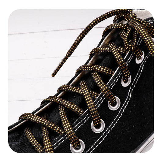 8MM Nice Shoe Accessory Charmed Metallic Yarn Laces Business Women Sneaker Boots Canvas Cords 2021
