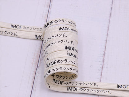 7MM Silk Screen Printing Top Shoe Accessories Japanese Letter Canvas Shoelaces Easy Ropes Colorful
