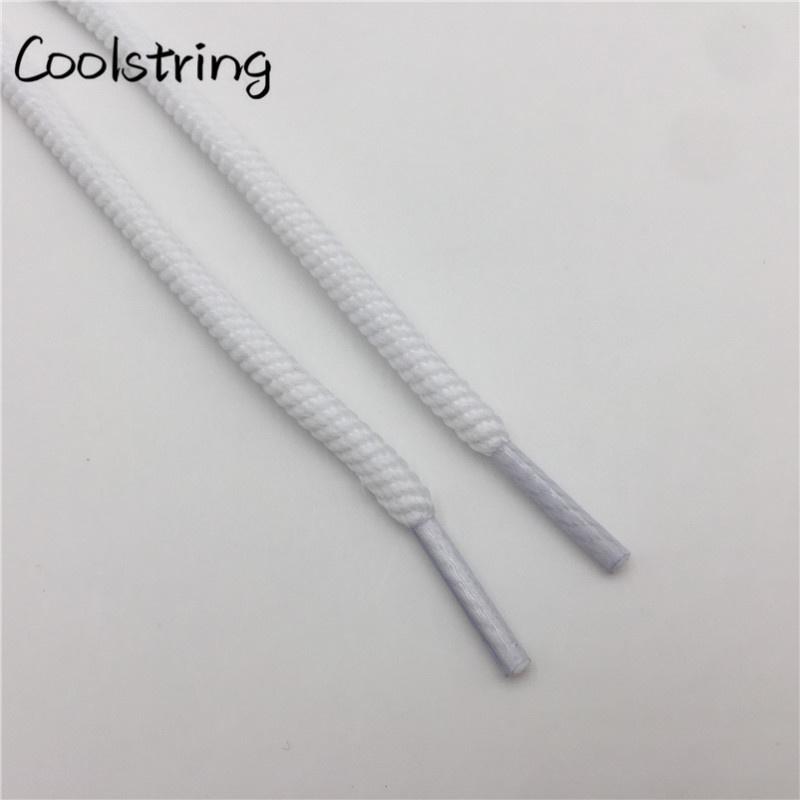 Bright Color 5mm Spiral Round Polyester Shoelaces novelty Sports Bootlaces For Mountaineering