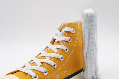 8MM Marble Pattern Heat Transfer Printing Shoelaces Grey White Flat Canvas Shoe Cords Men Women