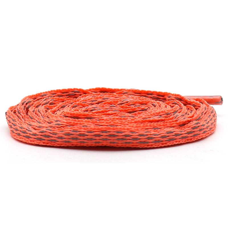 6MM Orange Premium Night Glow Ropes Special 3M Reflecitive Unique Luminous Sneaker Sport Shoe Cords