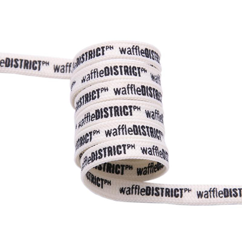 Double Sides English Letter Print Shoelace Polyester Flat Shoe Laces Clothing Sport Bootlaces For