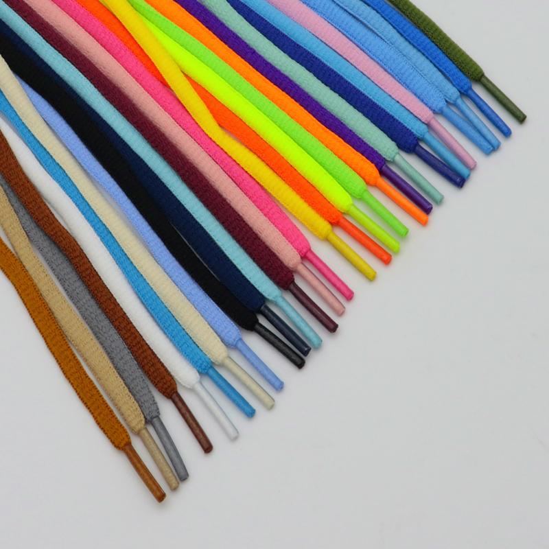 6MM Oval Shoe Accessories Passionate Red Pink Pure Cotton Flexible Lace Colour Bright For Custom In