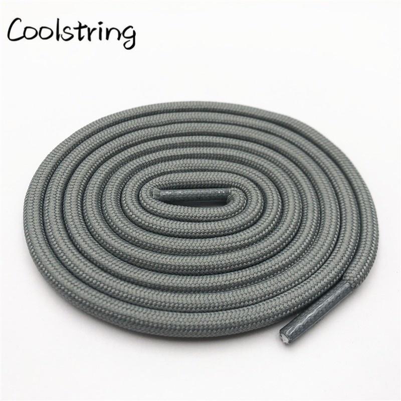 5mm Round Polyester Customized Shoelaces Green Navy Fashion Shoe Laces Extral Long Unisex Women Men