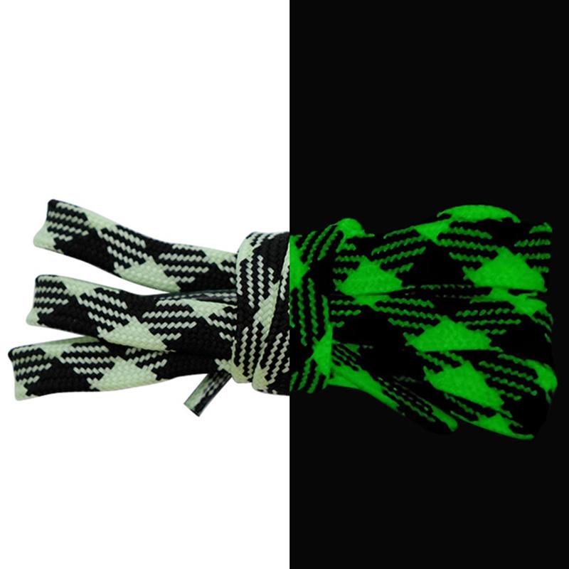 7MM Glow In The Dark Night Luminous Shoelaces Men Women Sneakers Canvas 2021 Boots Trendy Cords For