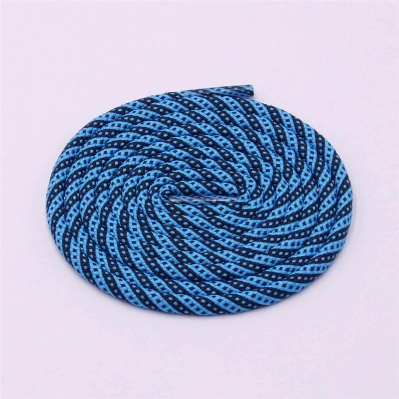 5MM Round Cords Spiral Plaid Polyester Shoelaces For Adult&Kid Men Women Sneaker 2021 Outdoor Sports
