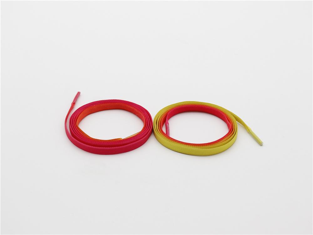 7MM Double Solid Color Top Quality Shoelaces Women Sneaker 2021 Pretty Ropes For Kids Adults