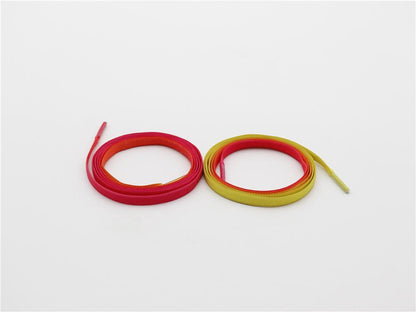 7MM Double Solid Color Top Quality Shoelaces Women Sneaker 2021 Pretty Ropes For Kids Adults