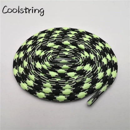 Sport  Fluorescence Round Shoelace Glow In The Dark Night Colorful Fluorescent Shoe Laces Athletic