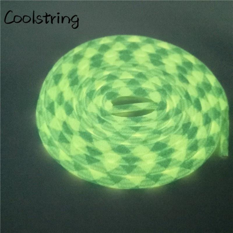 Sport  Fluorescence Round Shoelace Glow In The Dark Night Colorful Fluorescent Shoe Laces Athletic