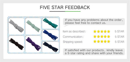 Eco-Frendly Material 3MM Azure Sea Color Elastic Ropes Swimming Pant Laces Unisex For Kids Adults