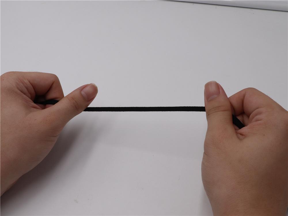 6MM Shoe Accessories White Black Double Layer Polyester Shoelaces Women Sneaker Flat Type Solid