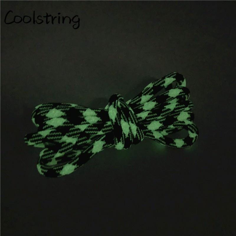 Sport  Fluorescence Round Shoelace Glow In The Dark Night Colorful Fluorescent Shoe Laces Athletic