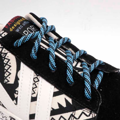 5MM Round Cords Spiral Plaid Polyester Shoelaces For Adult&Kid Men Women Sneaker 2021 Outdoor Sports