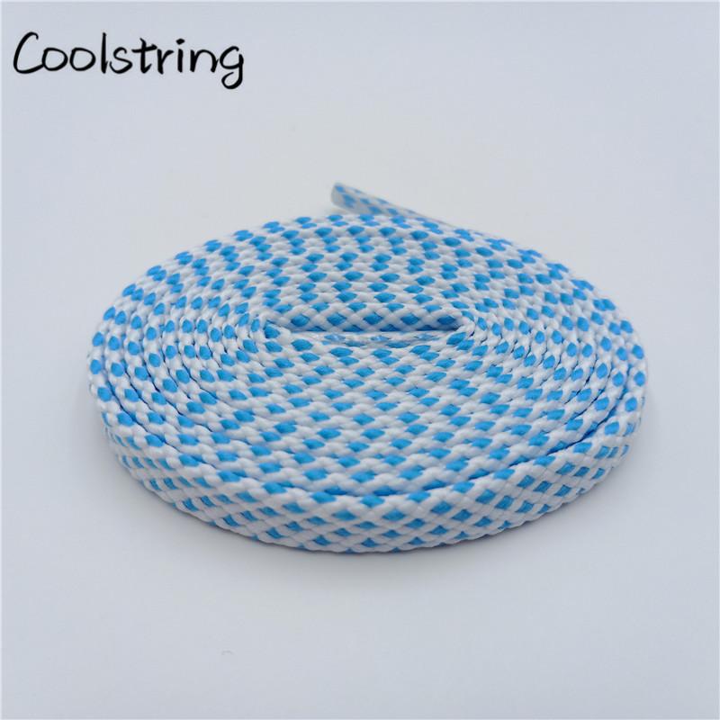 Classic Style 7MM Shoe Accessories Bright Flat Shoelaces Innovative Luxury Lacet For Casual Canvas