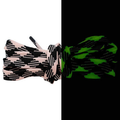 7MM Glow In The Dark Night Luminous Shoelaces Men Women Sneakers Canvas 2021 Boots Trendy Cords For