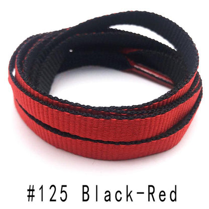 Jumpman Flat 8mm Combo Two Color Connect Reversible Shoelaces Bicolor Polyester Shoe Strings Laces