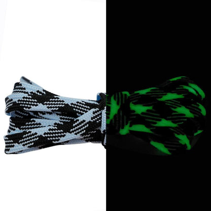 7MM Glow In The Dark Night Luminous Shoelaces Men Women Sneakers Canvas 2021 Boots Trendy Cords For