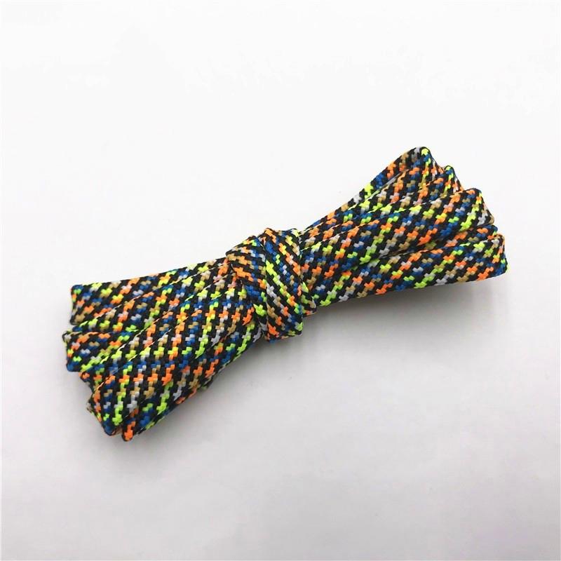 7MM Multi Color sweet Camouflage  Shoelaces Women Sneaker 2021 Casual Shoe Lacel Unisex Boots Shoe