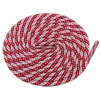 5MM Round Cords Spiral Plaid Polyester Shoelaces For Adult&Kid Men Women Sneaker 2021 Outdoor Sports