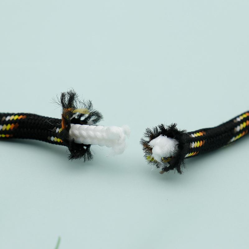 6mm Thick Round Rope Shoelaces Boots Outdoor Sport Casual Round Shoe Lace Colorful Black Drawstring