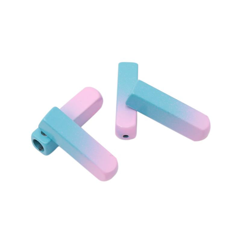 New 4pcs A Pair 6.2*24.3mm Sneaker v2 350 Fashion Zuilvormig Shoelace Aglets Top Rope Ends Pink Blue