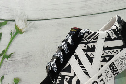 8MM Flat Type Shoe Accessories Wide Canvas Ropes Top Waist Laces Sneakers Women Men Black White Easy