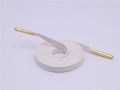 7MM Flat Type Innovative Shoe Accessories With Metal Tip Women Boots Fashion Shoelaces Zapatillas