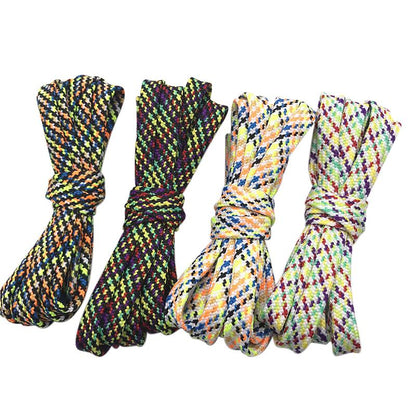 7MM Multi Color sweet Camouflage  Shoelaces Women Sneaker 2021 Casual Shoe Lacel Unisex Boots Shoe