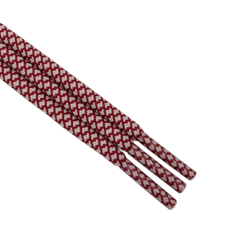 4.5MM Polyester Red Series Strong Laces Normal Casual Shoe Walking Running Double Colour Combination