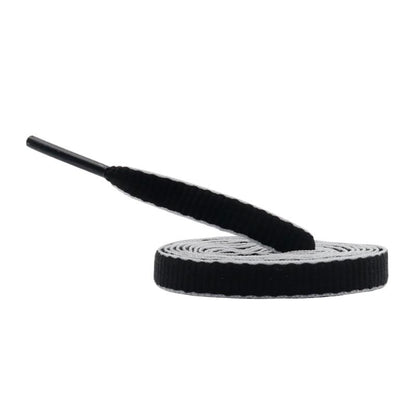 Weiou Special Laces 8MM Refined Machine Production Luxury Quality Cords Black White Unique Shoelaces