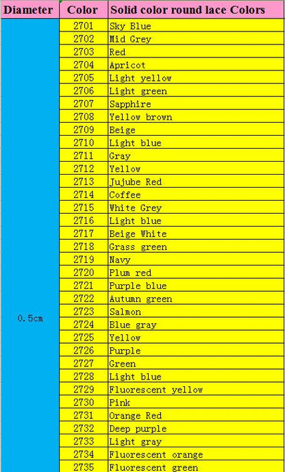 5mm Round Polyester Customized Shoelaces Green Navy Fashion Shoe Laces Extral Long Unisex Women Men